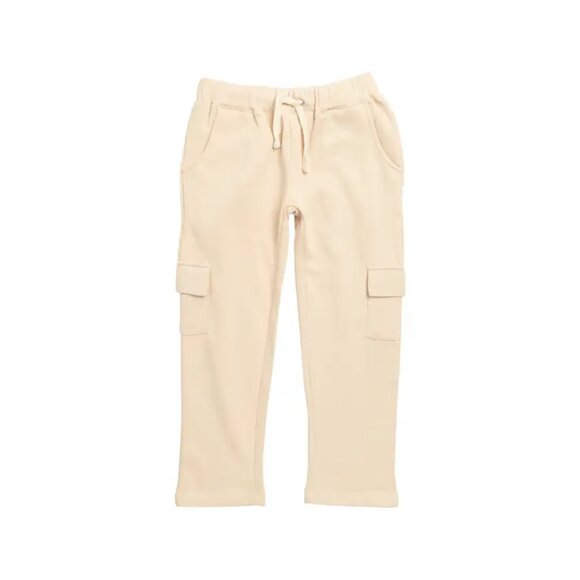 Vintage Havana Kids' Wide Leg Cargo Sweatpants (Big Kid) S (7-8), TOFFEE - Picture 1 of 3